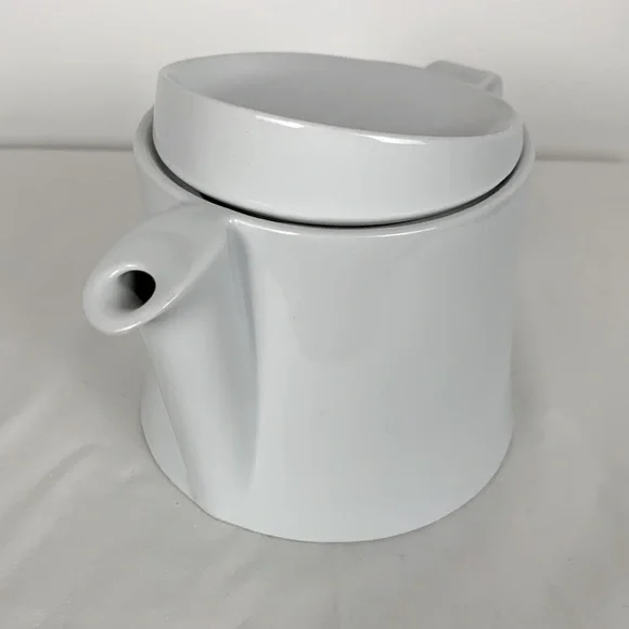 Pieter Stockmans Studio White Porcelain Hand Made Teapot Contemporary Design